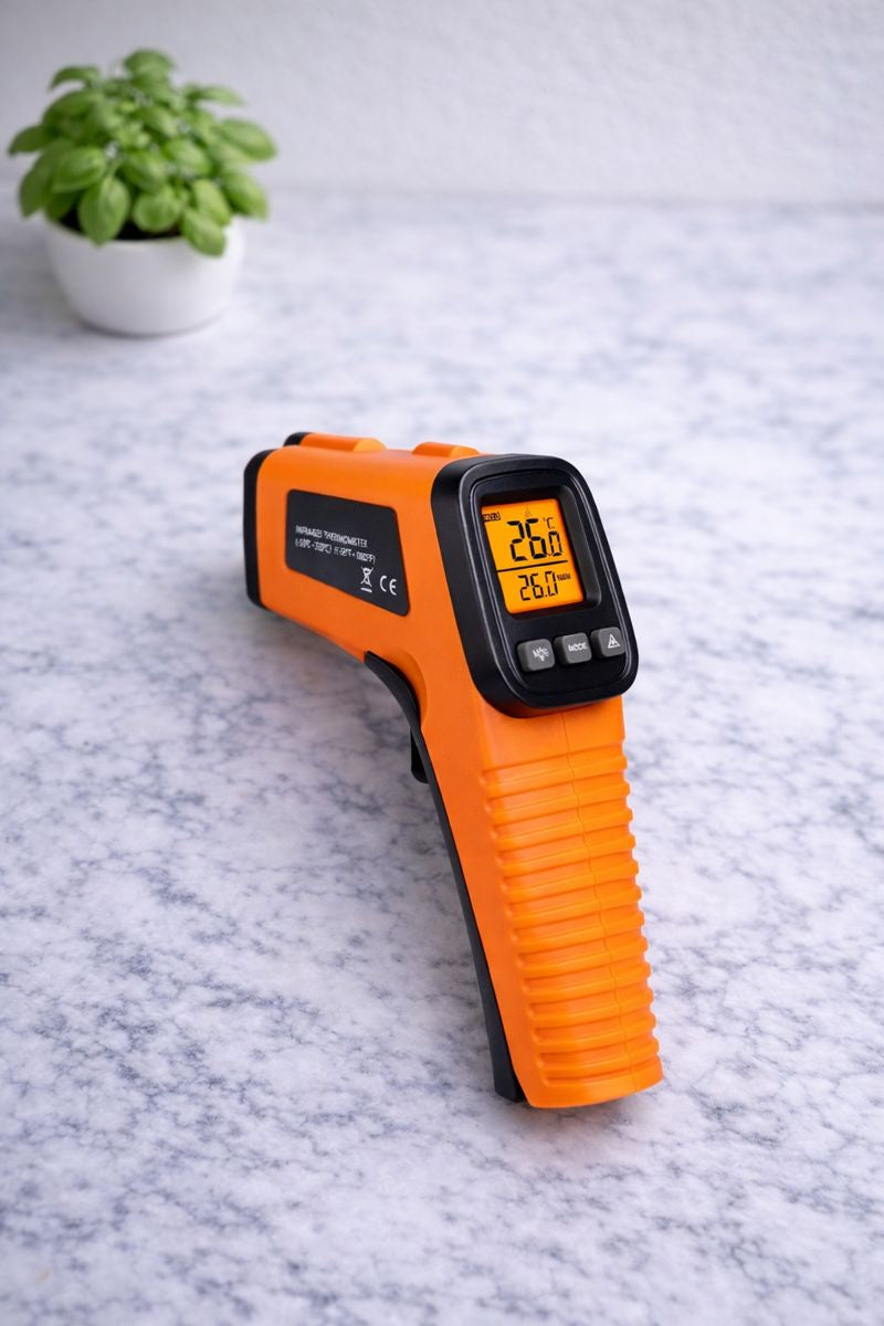 Termometro laser per pizza